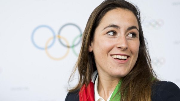 Scontro tra auto, illesa Sofia Goggia Scontro tra auto, illesa Sofia Goggia