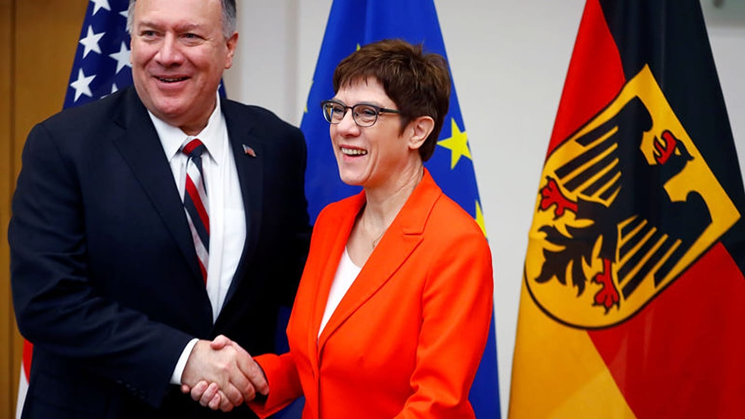 Pompeo criticises Russia and China but says NATO must change