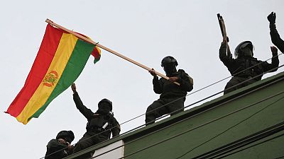 Bolivian police seen joining scattered anti-Morales protests Bolivian police seen joining scattered anti-Morales protests