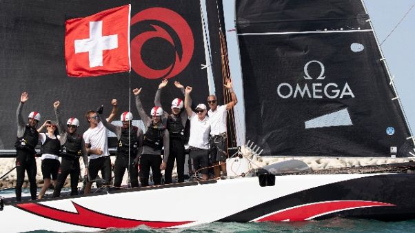 Vela: GC32, Alinghi firma il 'triplete' Vela: GC32, Alinghi firma il 'triplete'