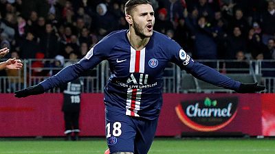 Icardi's quick impact gives PSG late win at brave Brest