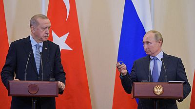 Turkish and Russian presidents discuss northeast Syria
