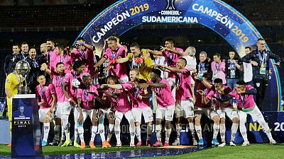 Ecuador's Independiente win rain-interrupted Sudamericana final Ecuador's Independiente win rain-interrupted Sudamericana final