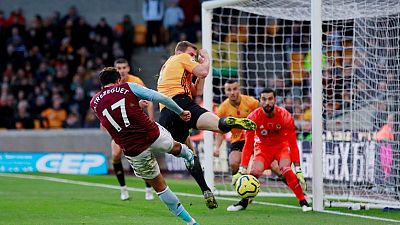 Wolves beat Villa to move into top eight