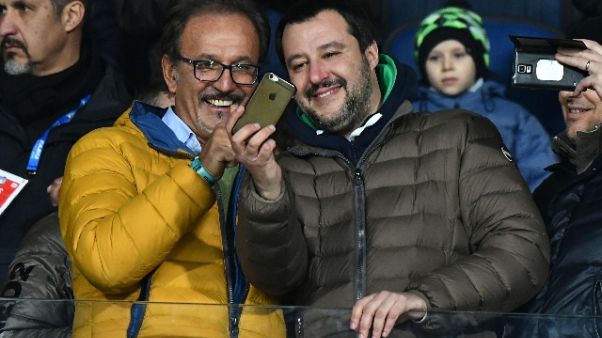 Salvini: Milan?Torneranno tempi migliori Salvini: Milan?Torneranno tempi migliori