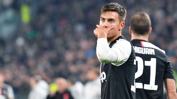 Dybala celebra gol a Milan:"Nato pronto" Dybala celebra gol a Milan:"Nato pronto"