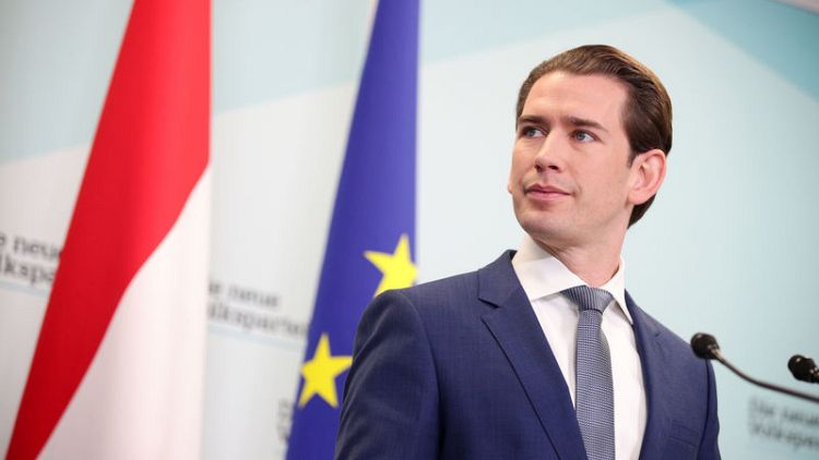 Austrian conservative leader Kurz backs coalition talks with Greens