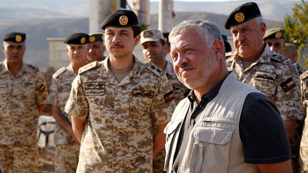 Jordan's king tours enclave along Israel border after end of lease deal Jordan's king tours enclave along Israel border after end of lease deal