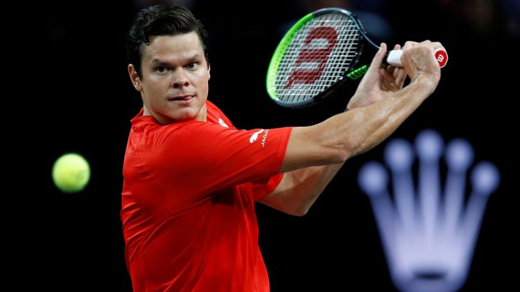 Raonic withdraws from Canada's Davis Cup team