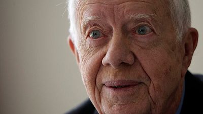 Former U.S. President Carter hospitalized in Atlanta for bleeding on the brain