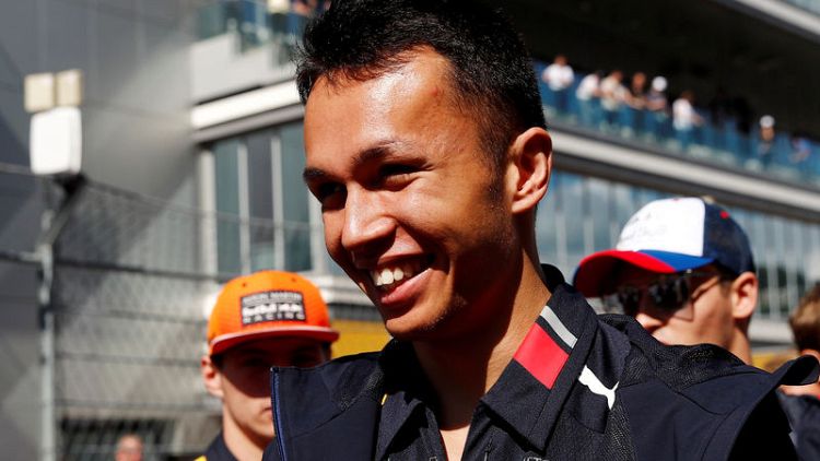 Albon to race on at Red Bull F1 team in 2020