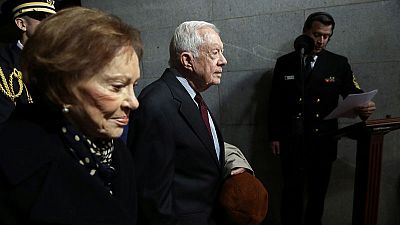 Former U.S. President Carter recovering in hospital after successful brain procedure Former U.S. President Carter recovering in hospital after successful brain procedure