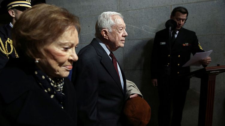 Former U.S. President Carter recovering in hospital after successful brain procedure