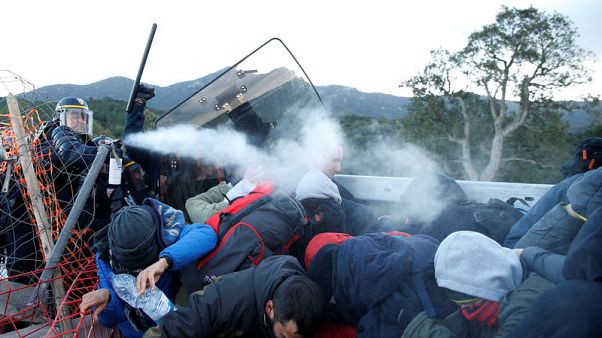Catalan protesters block major highway that connects with France Catalan protesters block major highway that connects with France