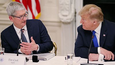Trump, Apple CEO Tim Cook to tour Apple operations in Texas - sources Trump, Apple CEO Tim Cook to tour Apple operations in Texas - sources