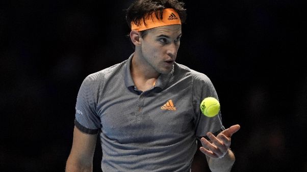 Tennis:Atp Finals,Thiem batte Djokovic Tennis:Atp Finals,Thiem batte Djokovic
