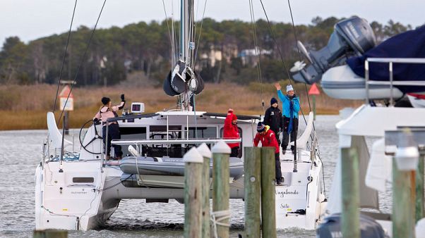 Greta Thunberg sets sail for Spain ahead of climate summit Greta Thunberg sets sail for Spain ahead of climate summit