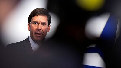 Pentagon's Esper sees Syria pullback taking another "week or so"