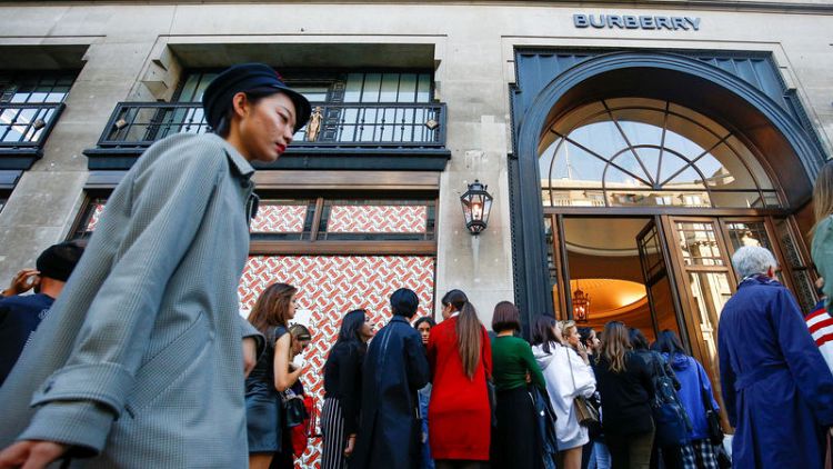 Burberry reports growth in second-quarter sales despite Hong Kong disruption