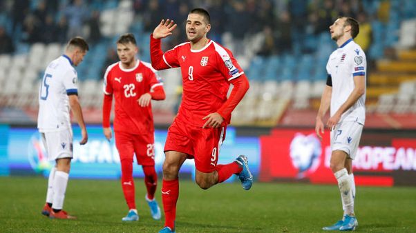 Mitrovic double keeps Serbia in Euro 2020 contention Mitrovic double keeps Serbia in Euro 2020 contention