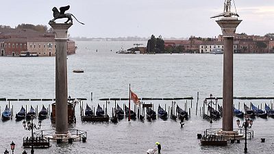 Venice hit by another ferocious high tide, flooding city