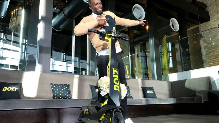 Usain Bolt brings his e-scooter to Japan despite regulatory road bumps