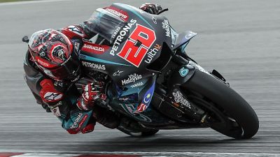 Gp Valencia: Quartararo re delle libere Gp Valencia: Quartararo re delle libere