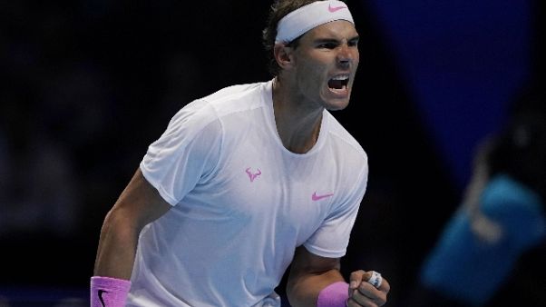 Atp Finals:Nadal vince ancora in rimonta Atp Finals:Nadal vince ancora in rimonta