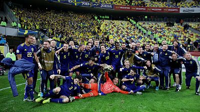 Sweden clinch Euro 2020 spot with 2-0 win in Romania