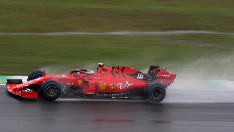 F1:Leclerc,vediamo come va senza pioggia