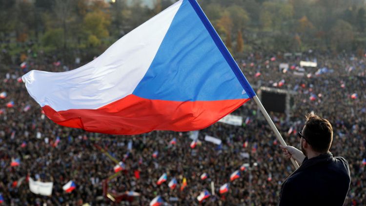 Czechs rally against political leaders on eve of Velvet Revolution anniversary