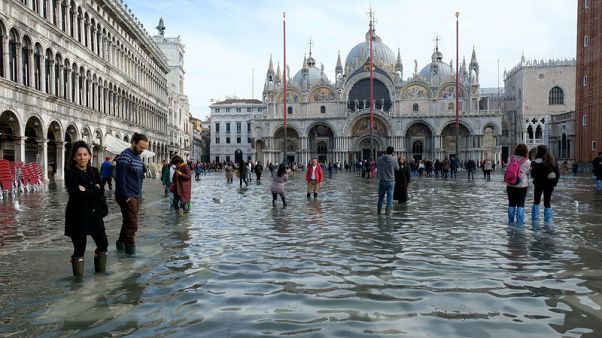 Flood-hit Venice to face another exceptional high tide on Sunday Flood-hit Venice to face another exceptional high tide on Sunday