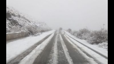 Maltempo: neve sul Gennargentu