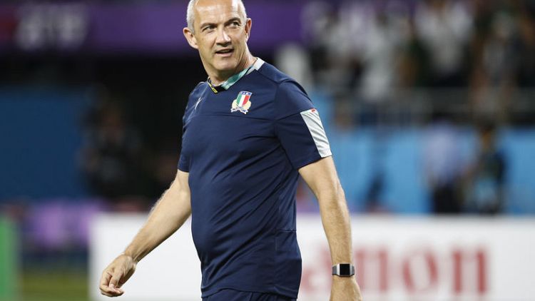 Italy coach O'Shea resigns six months before end of contract