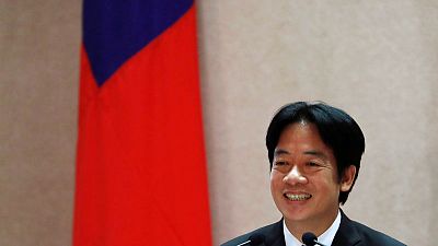 Taiwan president chooses running mate who Chinese paper wanted arrested