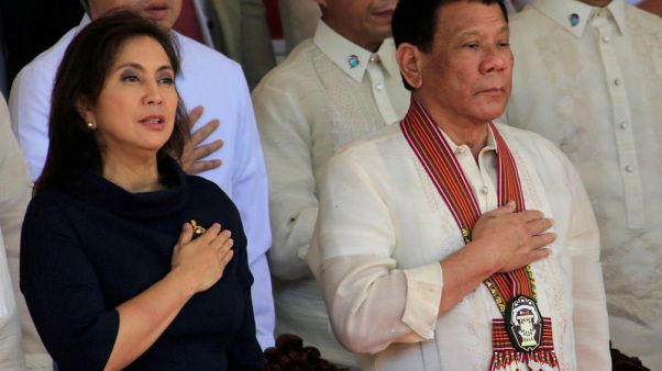 Philippines' Duterte to VP: keep state secrets or lose your 'drugs tsar' post Philippines' Duterte to VP: keep state secrets or lose your 'drugs tsar' post