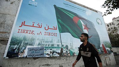 Algerian protesters attack 'garbage' presidential campaign Algerian protesters attack 'garbage' presidential campaign