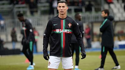 Ronaldo slams 'potato field' pitch, says not 100 percent