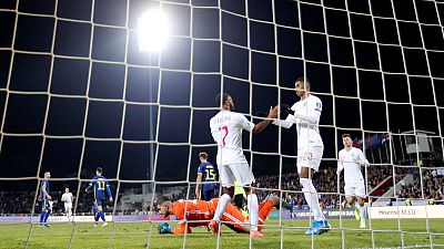 England secure Euro seeding slot with 4-0 win in Kosovo England secure Euro seeding slot with 4-0 win in Kosovo