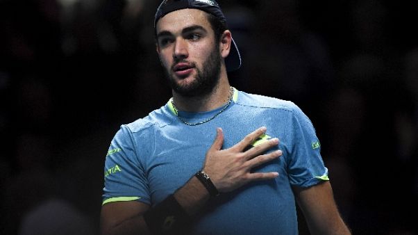Tennis: Berrettini chiude anno da 8/o Tennis: Berrettini chiude anno da 8/o