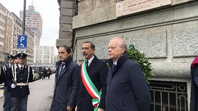A Milano targa per Annarumma A Milano targa per Annarumma
