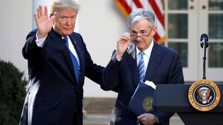 Trump says 'cordial' talk with Fed's Powell covered negative interest rates, trade
