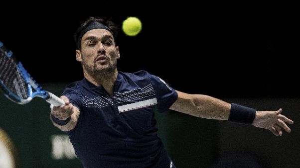 Davis: Fognini ko, Italia-Canada 0-1 Davis: Fognini ko, Italia-Canada 0-1