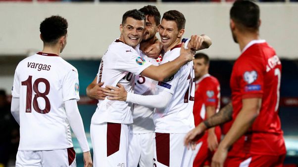 Switzerland qualify for Euro 2020 with win over Gibraltar Switzerland qualify for Euro 2020 with win over Gibraltar