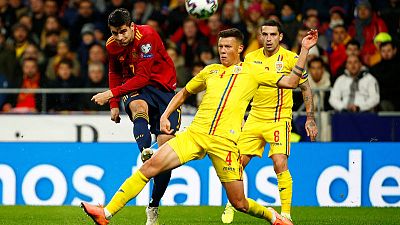 Spain thrash Romania amid doubts about coach Moreno's future Spain thrash Romania amid doubts about coach Moreno's future