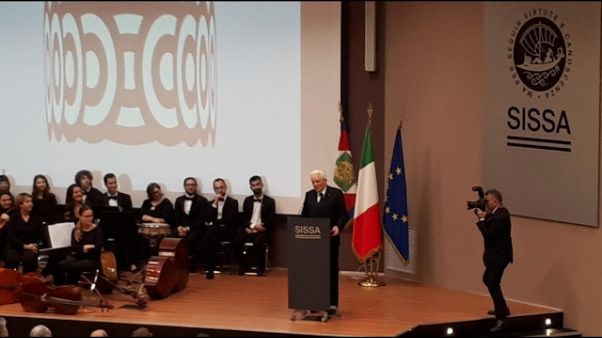 Mattarella inaugura anno alla Sissa Mattarella inaugura anno alla Sissa