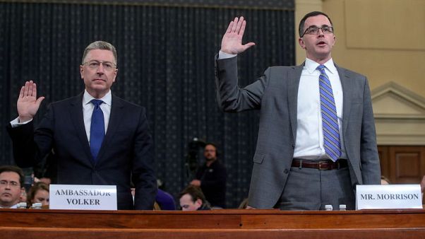 White House expert tells hearing that Trump made improper 'demand' of Ukraine White House expert tells hearing that Trump made improper 'demand' of Ukraine