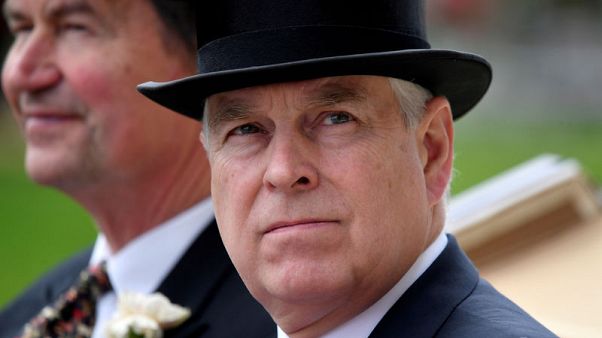 Company logos vanish from Prince Andrew's website as sex scandal grows Company logos vanish from Prince Andrew's website as sex scandal grows