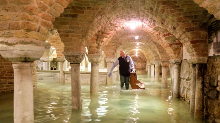 Venice's historic Saint Mark's Basilica faces costly flood clean-up
