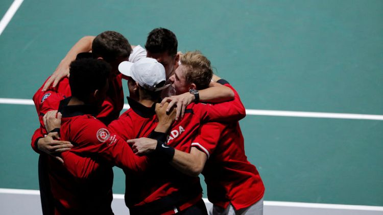 Canada finally beat U.S. to reach Davis Cup last eight
